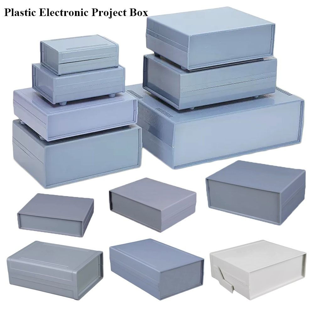 Diy Box Electronics Mall - Plastik su geçirmez gri DIY konut