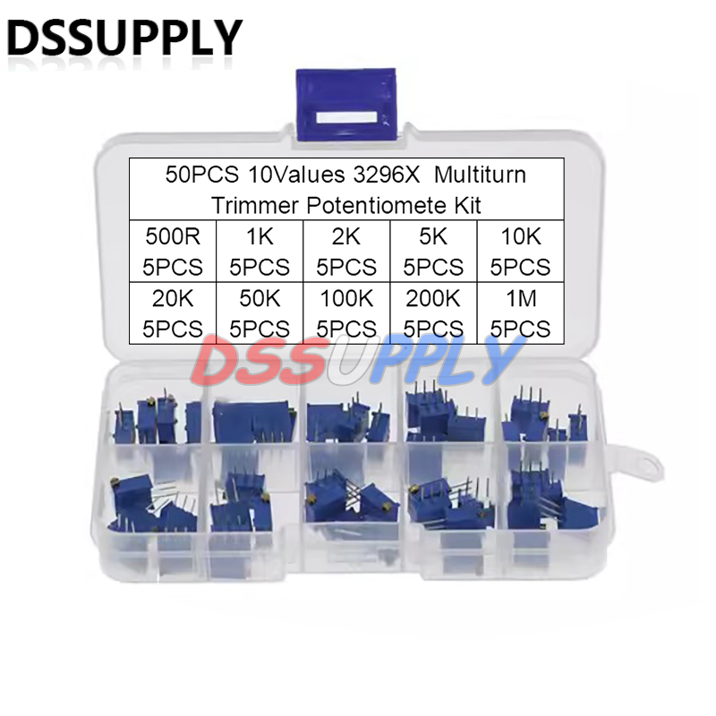 Diy Electronics For Beginners - 50 adet 3296 3296X Multiturn düzenleyici