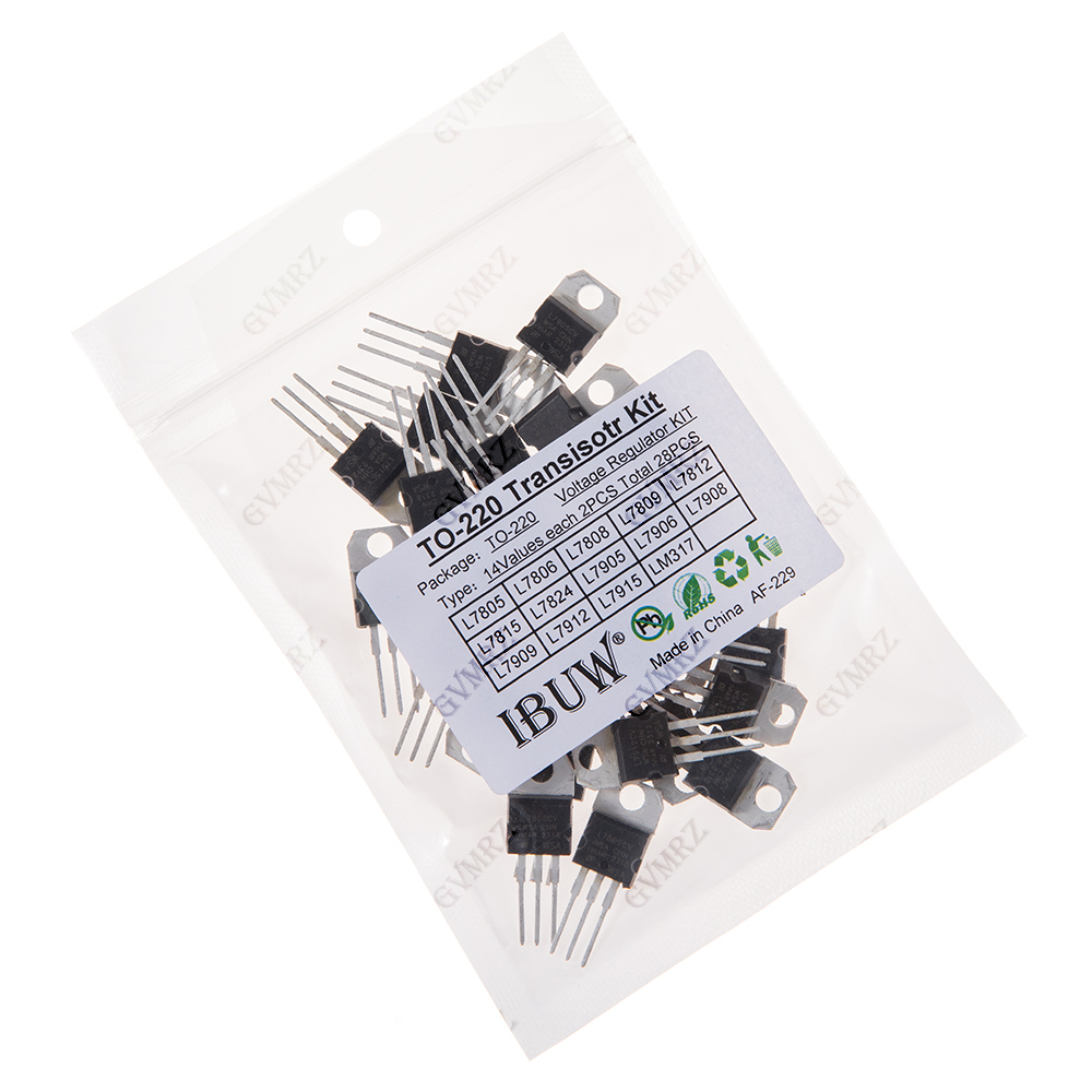 Lm317 Voltage Regulator - 28PCS L7805 14 Değerli TO-220 Transistör