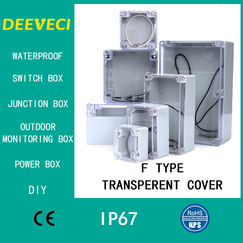 Diy Electronics Housing - Şeffaf Su Geçirmez Dış Muhafaza Plastik