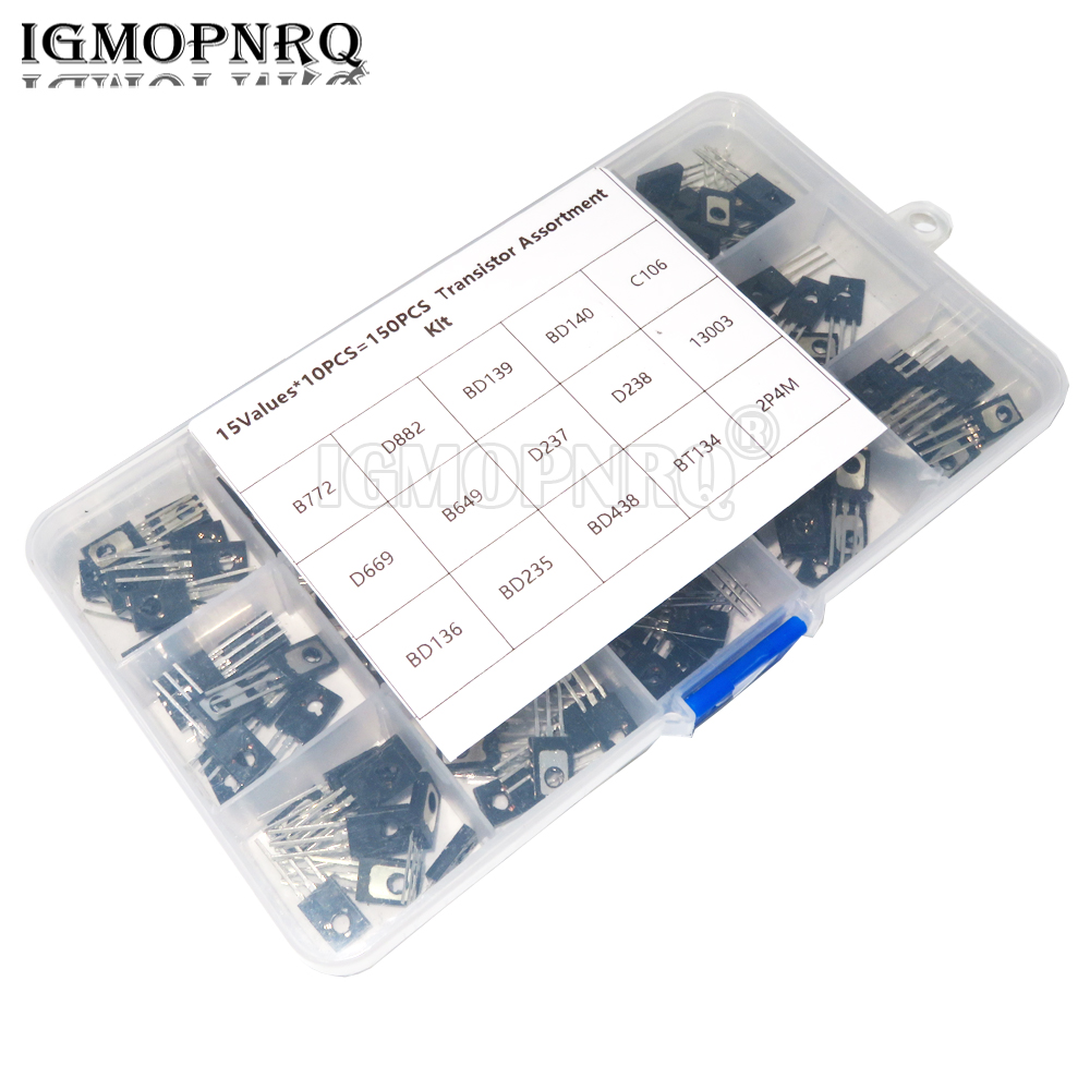 Lm317 Voltage Regulator - 150 adet TO-126 transistör çeşitler kiti