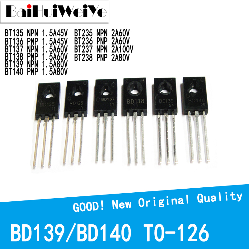 Lm317 Voltage Regulator - 20 adet/grup BD135 BD136 BD137 BD138