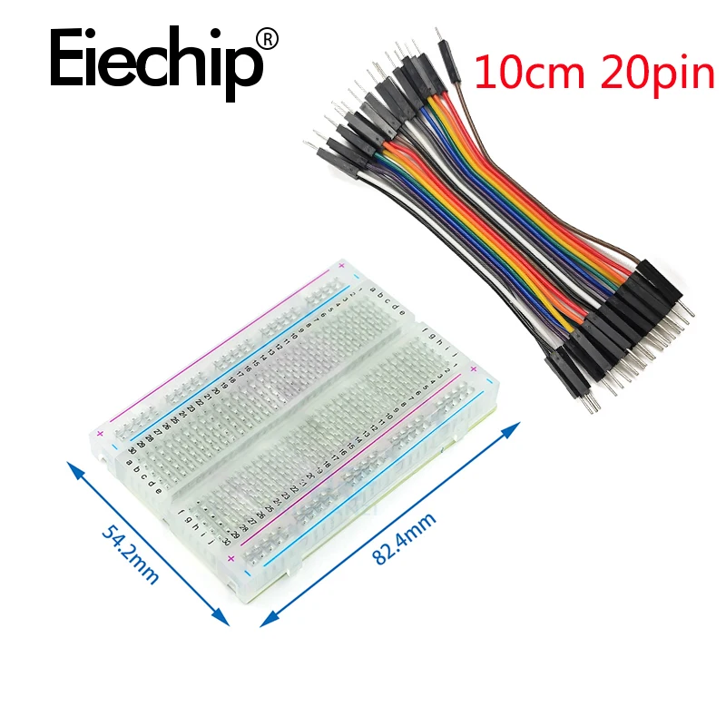Diy Electronics Breadboard - 400 puan lehimsiz PCB Breadboard Mini