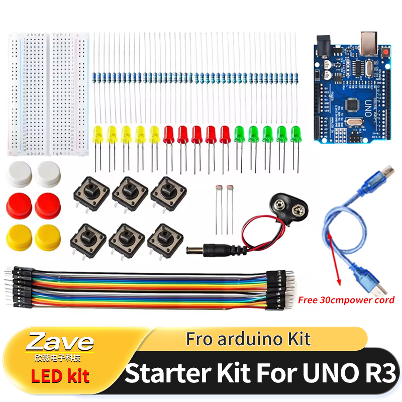 Diy Electronics Breadboard - Akıllı Elektronik Başlangıç Kiti arduino uno