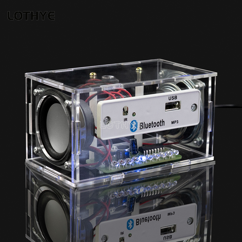 Diy Electronic Components - Mini Çift Kanallı Bluetooth Hoparlör Ses