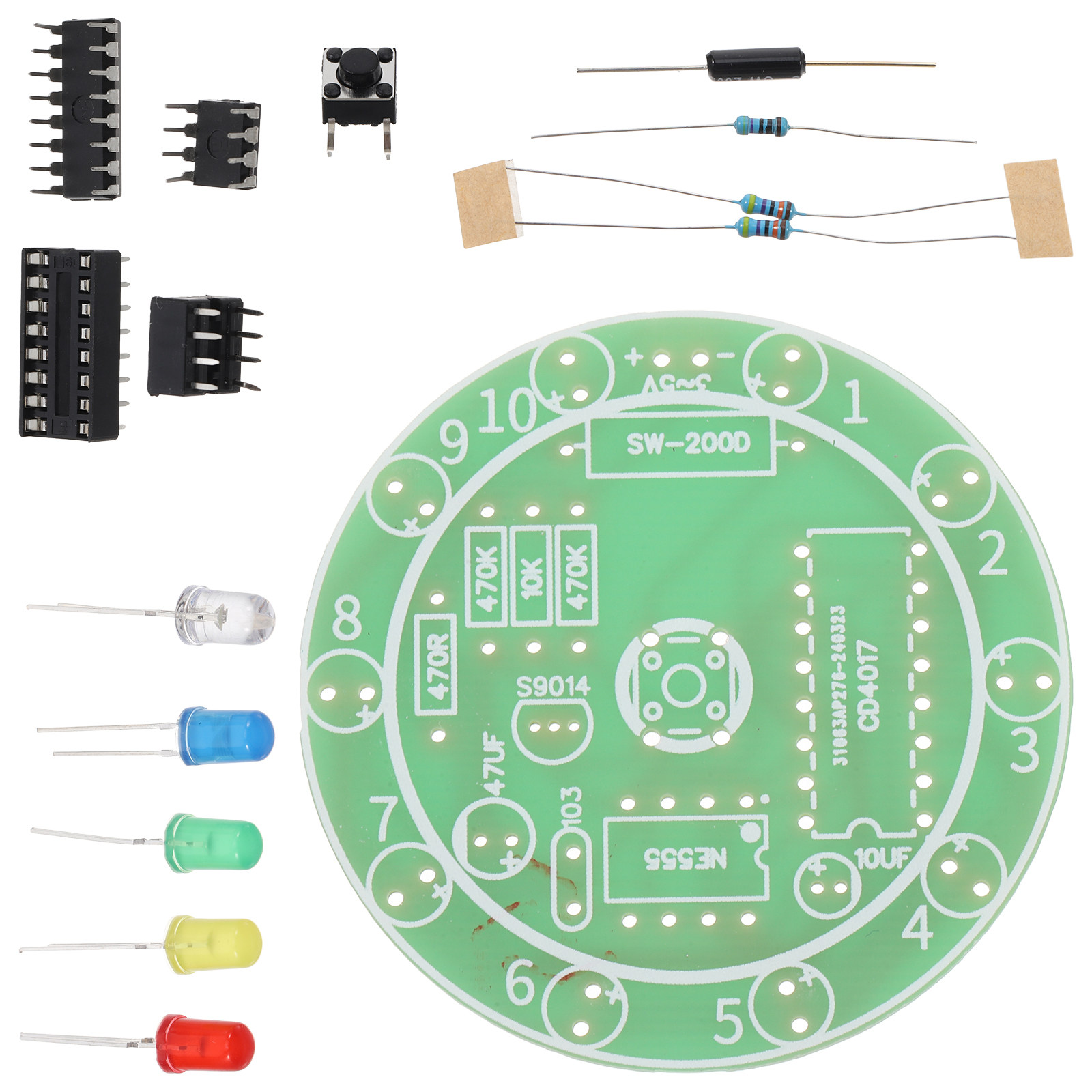 Diy Electronics Kits For Adults - Elektronik Lehimleme Kiti DIY Pratik Kartı