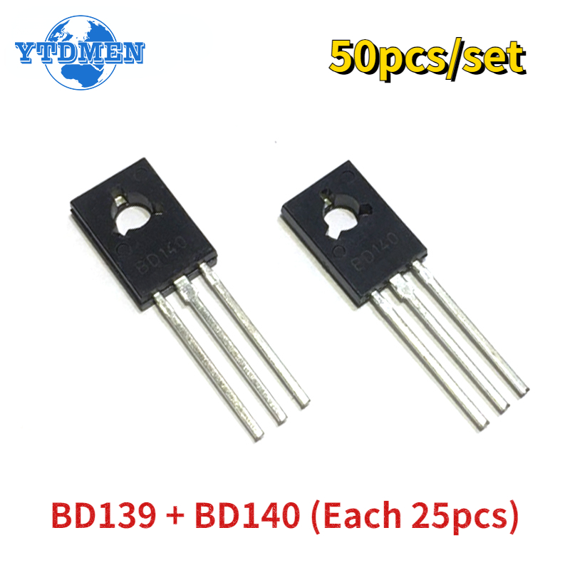 Lm317 Voltage Regulator - 50 adet/takım Transistör BD139 BD140 Her