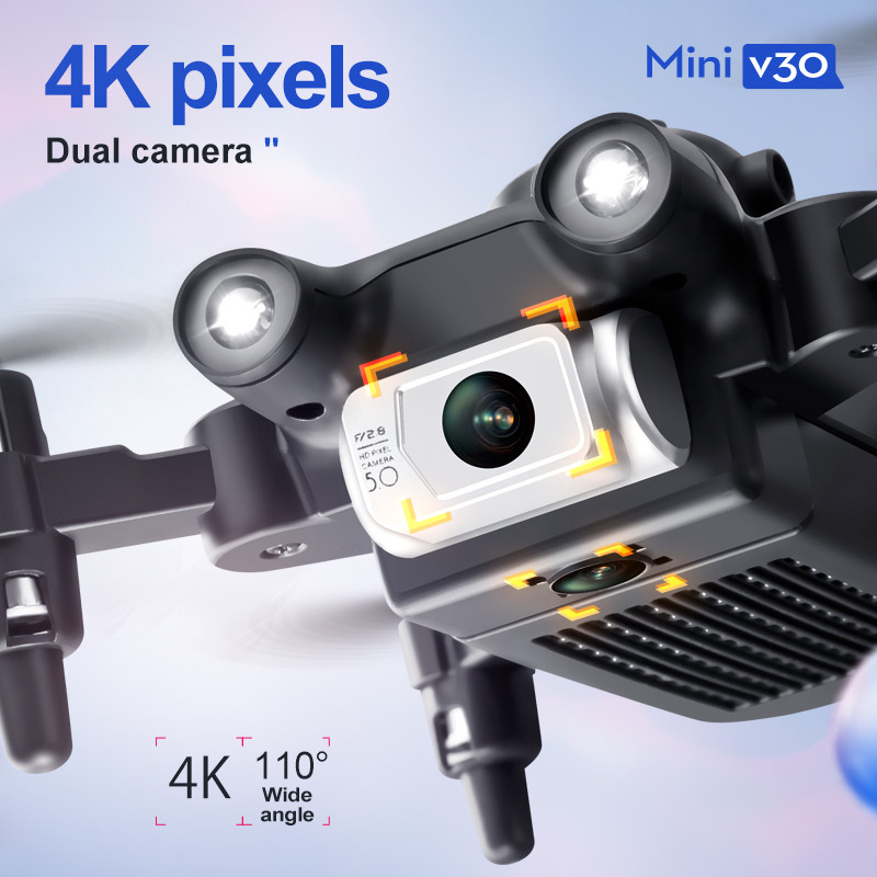 Mini V30 WiFi FPV Drone 4K HD  - Diy Drone Electronics Kit incelemesi ve fiyatı