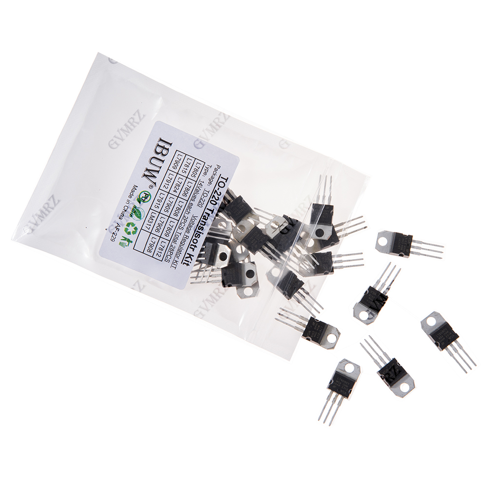 28PCS L7805 14 Değerli TO-220  - Lm317 Voltage Regulator incelemesi ve fiyatı