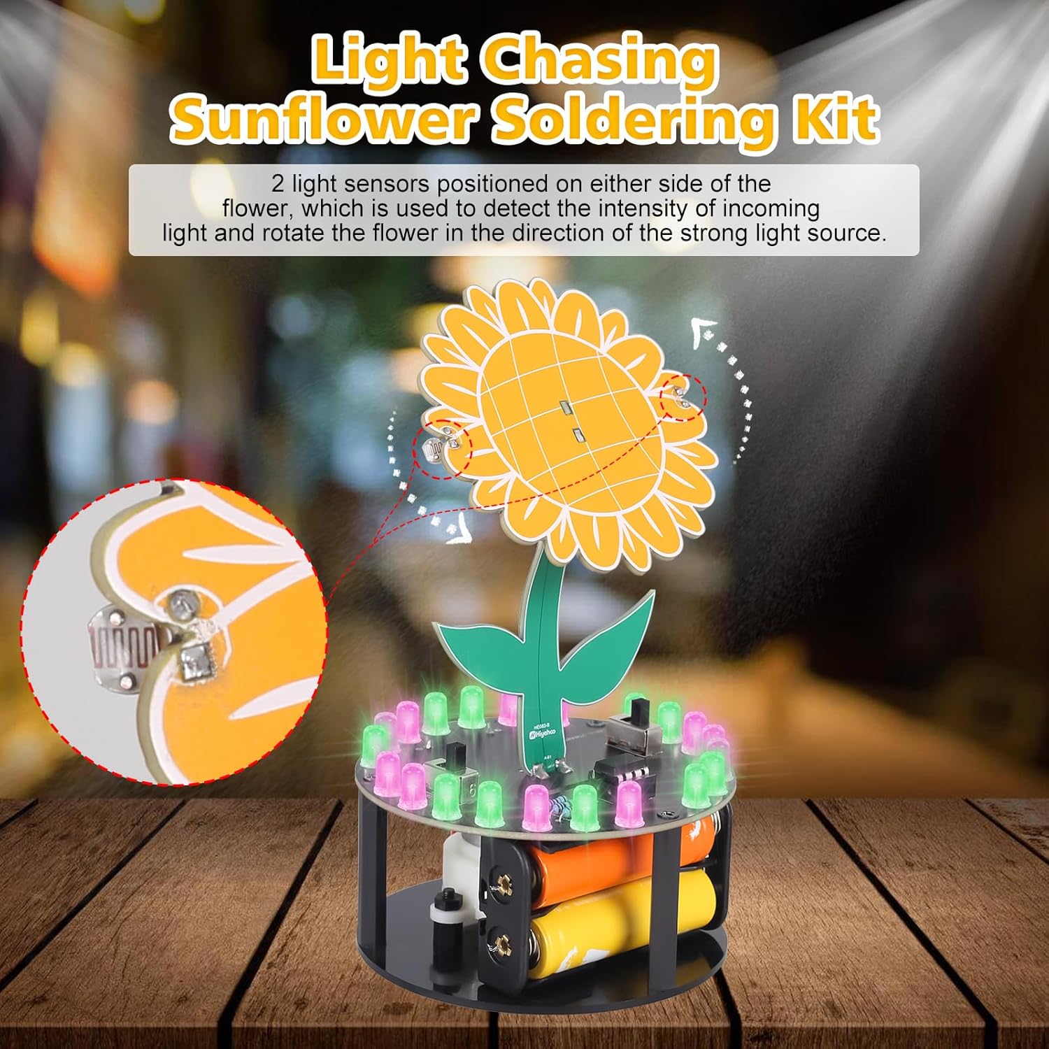 Işık Takip Ayçiçeği Lehimleme  - Diy Electronics Kits For Adults incelemesi ve fiyatı