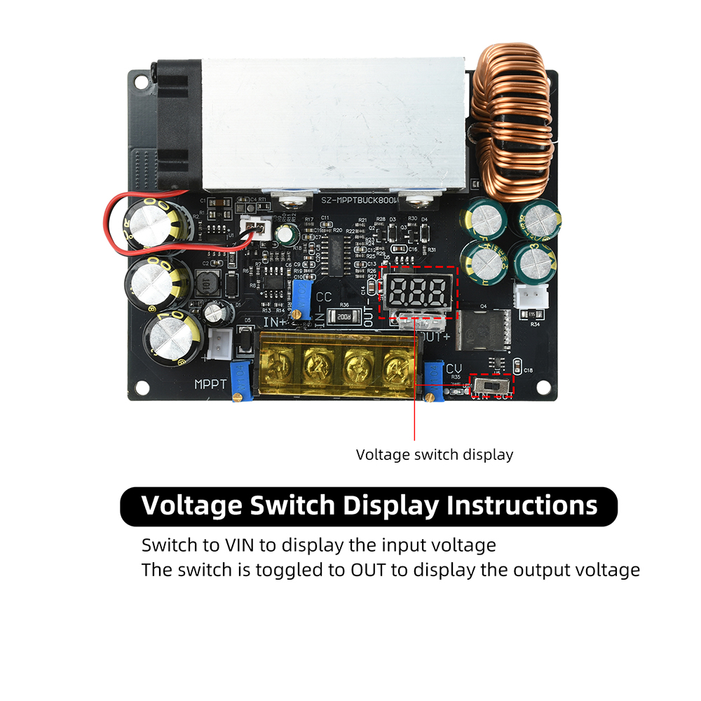 800W 25A MPPT Güneş Enerjisi Ş - Dc Power Supply Variable incelemesi ve fiyatı