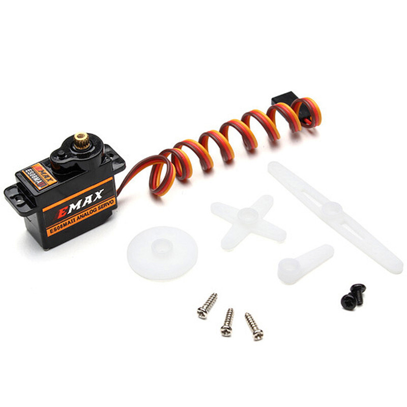 Sıcak 2/4 adet EMAX ES08MAII 1 - Servo Motor Sg90 incelemesi ve fiyatı