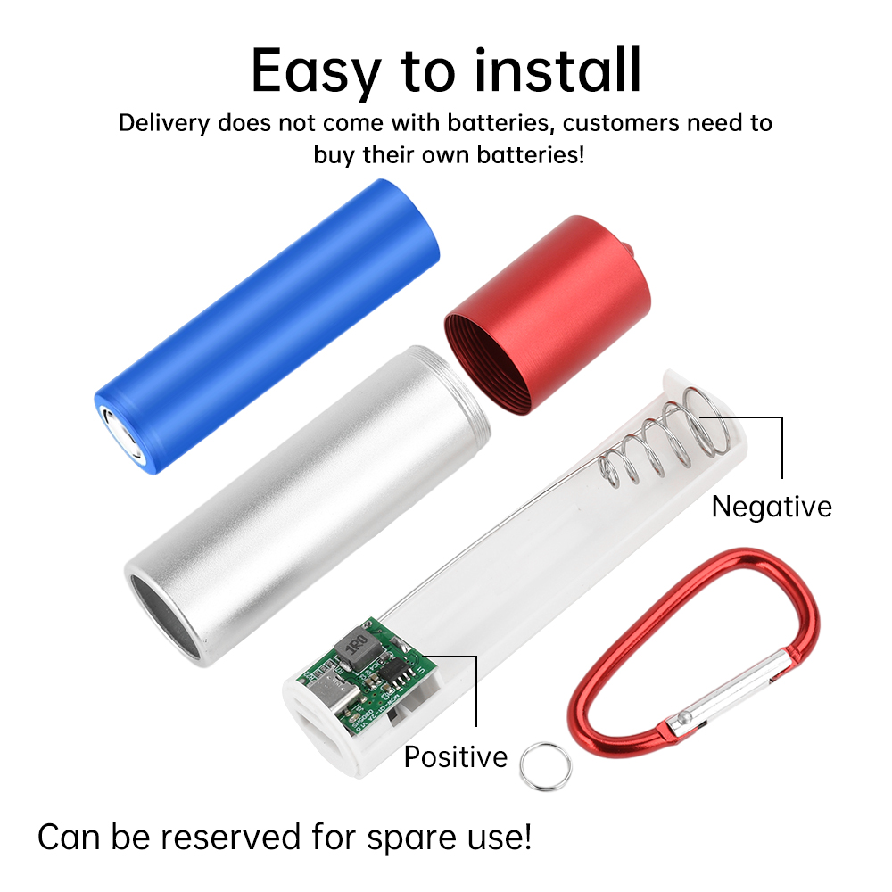 5V 2A 1x 18650/21700 USB Tip-C - Diy Box Electronics Mall incelemesi ve fiyatı