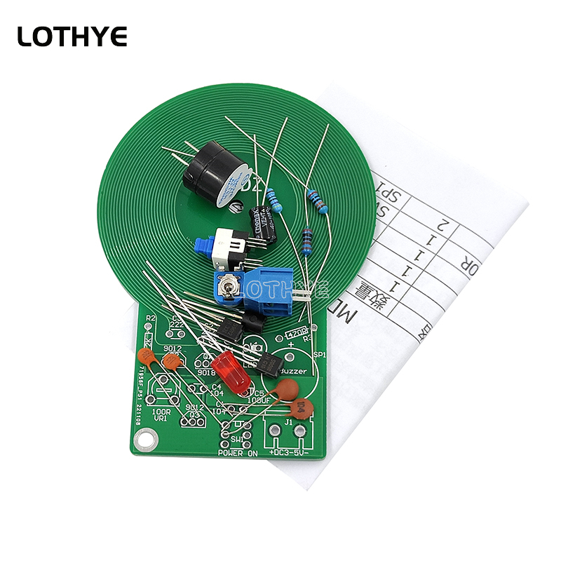 DC 3 V-5 V Metal Dedektörü Kit - Diy Electronics Set incelemesi ve fiyatı