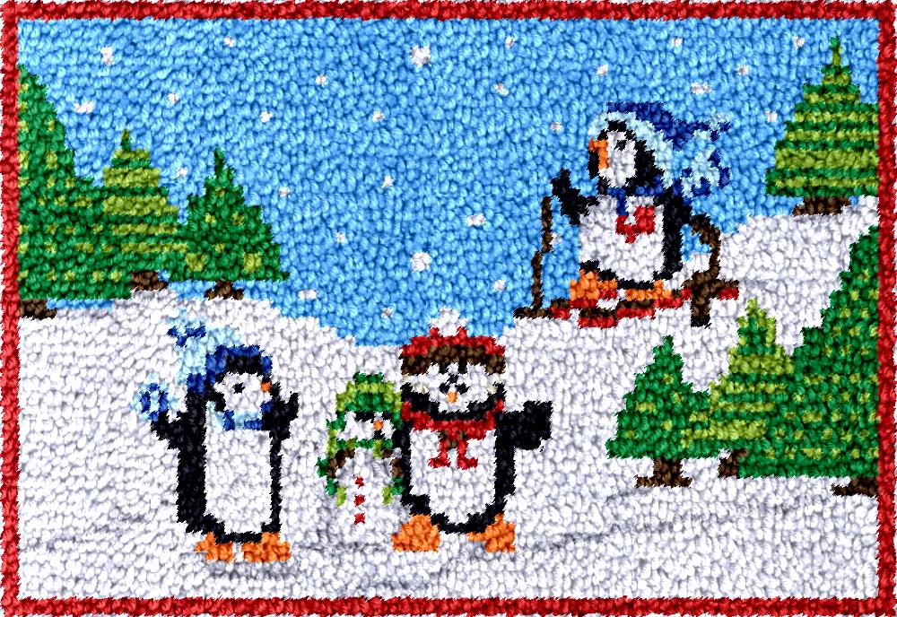 Penguenler Mandalı Kanca Halı  - Diy Electronics Kits For Adults incelemesi ve fiyatı