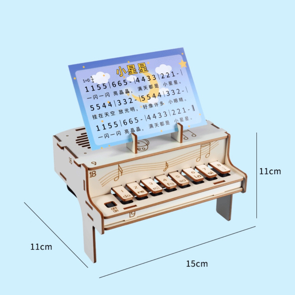 DIY Ahşap Elektronik Piyano Mo - Diy Electronics Kits For Adults incelemesi ve fiyatı