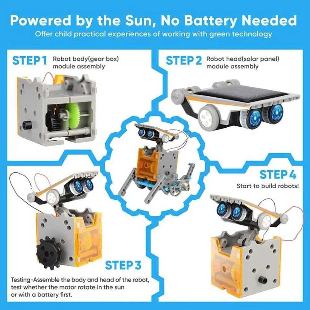 13 in 1 Güneş Enerjili Robot B - Diy Electronics Set incelemesi ve fiyatı